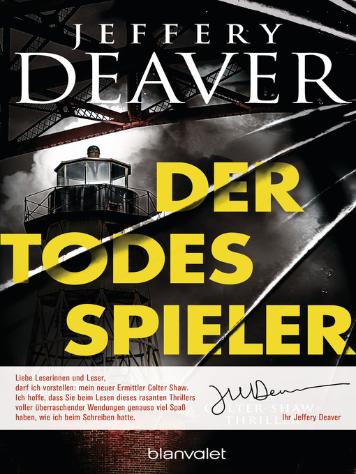 Title details for Der Todesspieler by Jeffery Deaver - Available